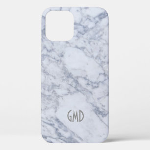 Grijze en witte marmer afdrukken Case-Mate iPhone case