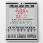 Grijze en witte, persoonlijke coach geeft je KLEUR Fotoplaat (Voorkant)