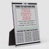 Grijze en witte, persoonlijke coach geeft je KLEUR Fotoplaat (Zijkant)