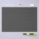 Grijze en witte poka Dots Tissuepapier (Craft)