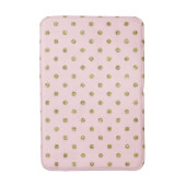 Grijze en witte pooldots Minimale grafische klasti Badmat (Voorkant Verticaal)