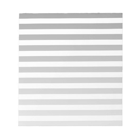Grijze en witte snoepjes strepen notitieblok (Voorkant)