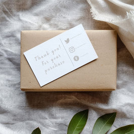 Grijze en witte sociale links Kaarten invoegen