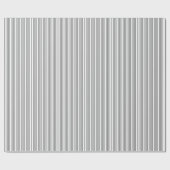 Grijze en witte strepen cadeaupapier (Vlak)