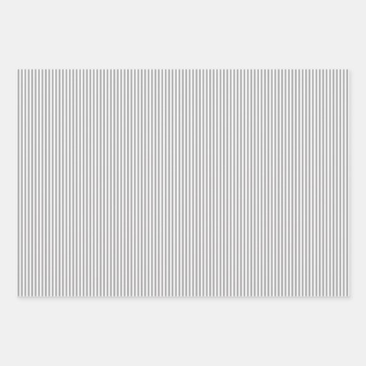 Grijze en witte strepen inpakpapier vel (Voorkant 3)