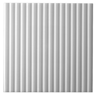 Grijze en witte strepen. Patroon. Tegeltje