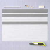 Grijze en witte strepen tissuepapier (Craft)
