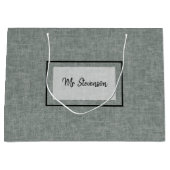 Grijze en witte textuur. Grote cadeautas (Voorkant)