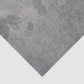 Grijze en zwarte bladeren op grijze ontkoppeling tissuepapier (Detail)