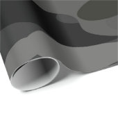 Grijze en zwarte Camouflage Cadeaupapier (Rol Hoek)