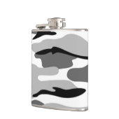 Grijze en zwarte camouflagefles heupfles (Links)