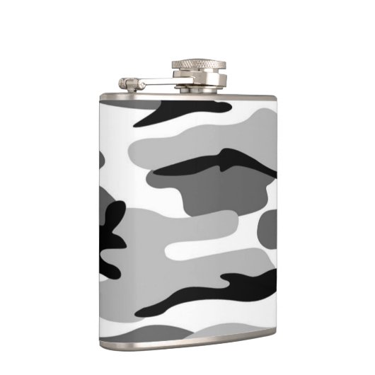 Grijze en zwarte camouflagefles heupfles (Rechts)