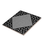 Grijze en zwarte keramische Tegels (Modern Dark Te Tegeltje (Zijkant)