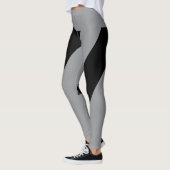Grijze en zwarte Leggings