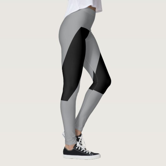 Grijze en zwarte Leggings