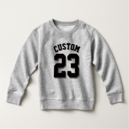 Grijze en zwarte peuter | sporttrui kinder shirts