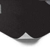  grijze en zwarte rokstenen poster (Hoek)