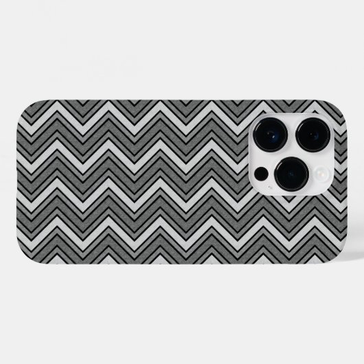 Grijze en zwarte schets Case-Mate iPhone case (Achterkant (horizontaal))