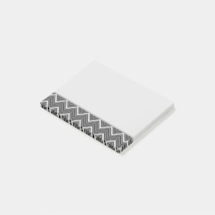 Grijze en zwarte schets post-it® notes