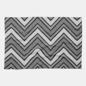 Grijze en zwarte schets theedoek (Horizontaal)