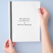 Grijze en zwarte strepen op White Flyer Sjabloon (Hand)