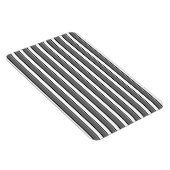 Grijze en Zwarte Strepen op Wit Magneet (Rechterzijde)