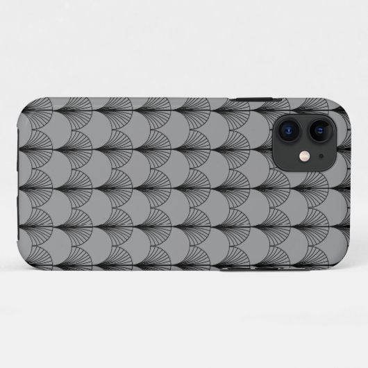 Grijze en zwarte ventilatoren Case-Mate iPhone case (Achterkant (horizontaal))