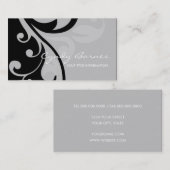 Grijze en zwarte Visitekaartjes (Voorkant / Achterkant)