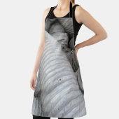 Grijze en zwarte wasbank schort (Insitu)