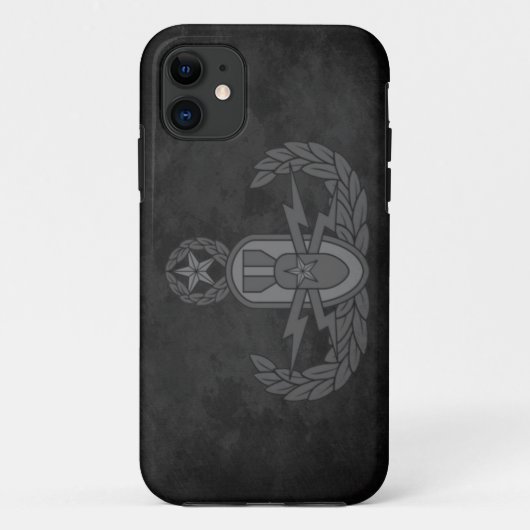 Grijze EOD-tonnen Case-Mate iPhone Case (Achterkant)