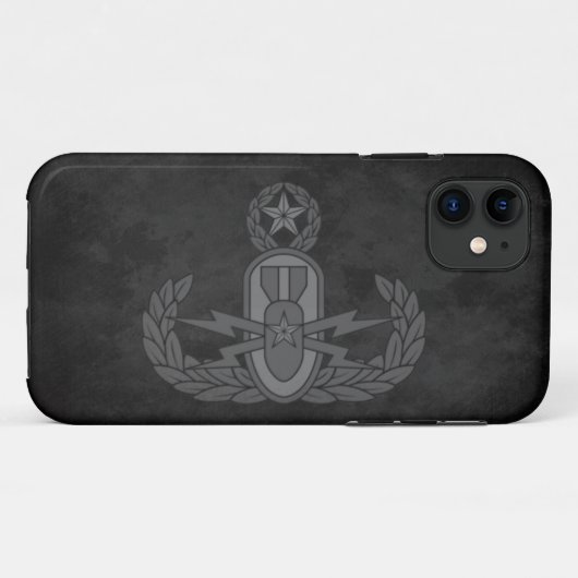 Grijze EOD-tonnen Case-Mate iPhone Case (Achterkant (horizontaal))