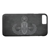 Grijze EOD-tonnen Case-Mate iPhone Case (Achterkant (Horizontaal))
