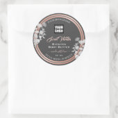 Grijze etiketten met Logo Gold (Tas)