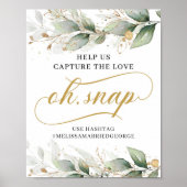 Grijze eucalyptusbladeren bladeren, o.a. poster (Voorkant)