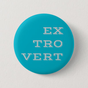 Grijze extravert-Button Ronde Button 5,7 Cm