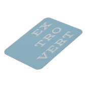 Grijze extravert Flexi Magnet Magneet (Linkerzijde)