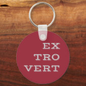 Grijze extravert-Sleutelhanger Sleutelhanger (Voorkant)