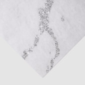 Grijze faux glitter zilveren glitter accent tissuepapier (Detail)