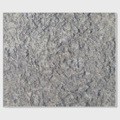 Grijze faux, ruw beton cadeaupapier (Vlak)