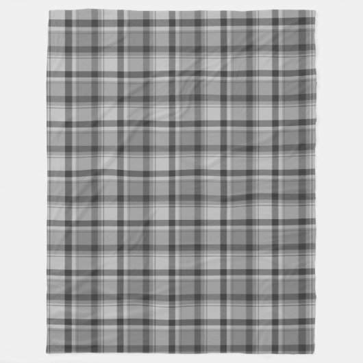 Grijze flatpanel afdrukken, fleece Blanket, 60 x 8 (Voorkant)