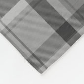 Grijze flatpanel afdrukken, fleece Blanket, 60 x 8 (Hoek)