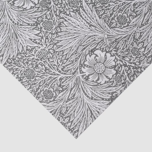  grijze Floral | Ontkoppeling Tissuepapier (Detail)