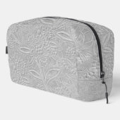 Grijze Floral reliëf look Toilettasje (Rechterhoek)