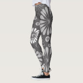 grijze florale leggings (Links)