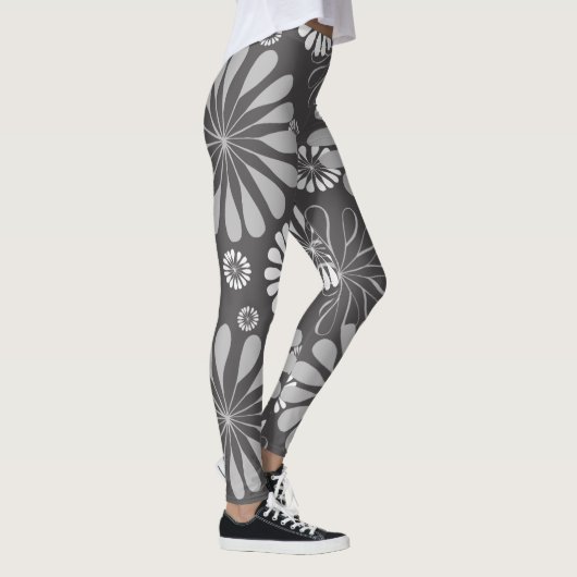 grijze florale leggings (Rechts)