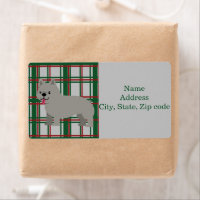 Grijze Franse Bulldog, Kerst Plaid