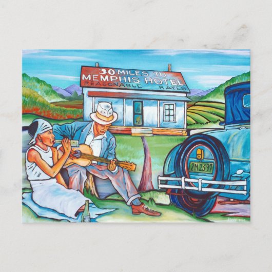 Grijze galerij: 30 mijl naar Memphis Briefkaart (Voorkant)