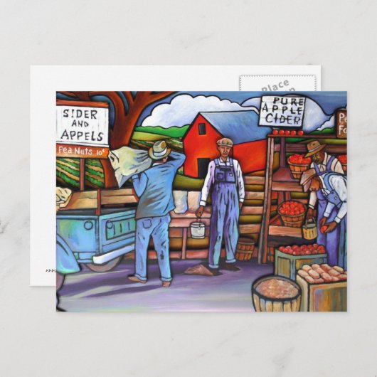 Grijze galerij: de vruchten van arbeid briefkaart (Voorkant / Achterkant)