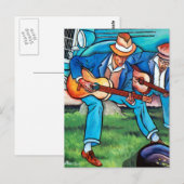 Grijze galerij: Roadside Blues Briefkaart (Voorkant / Achterkant)