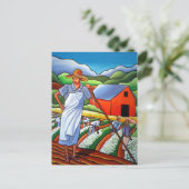 Grijze galerij: Wachten op de zon Briefkaart (Staand voorkant)